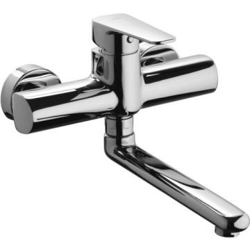 Bateria zlewozmywakowa ścienna Paffoni Sly chrom SY161CR