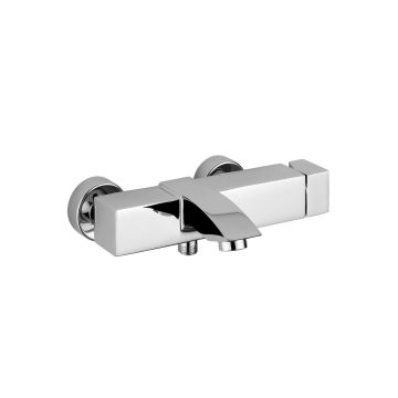 Bateria wannowa ścienna korpus Paffoni Level chrom LEC022CR