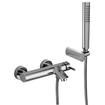 Bateria wannowa ścienna Paffoni Berry chrom BR023CR