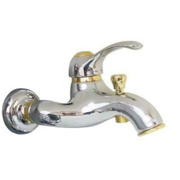 Bateria wannowa ścienna korpus Paffoni Flavia chrom/złota FA022CO