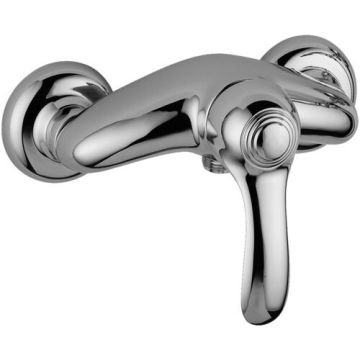 Bateria natryskowa ścienna korpus Paffoni Flavia chrom/złota FA168CO