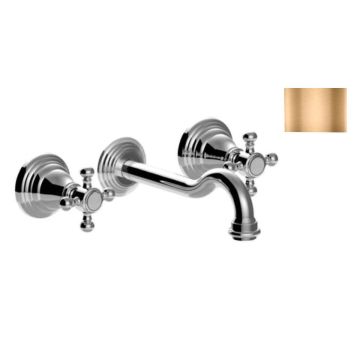 Bateria umywalkowa podtynkowa 245 mm Paffoni Belinda stare złoto FBLV008BR