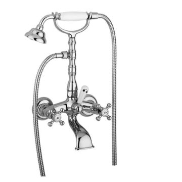 Bateria wannowa ścienna Paffoni Belinda chrom FBLV023CR