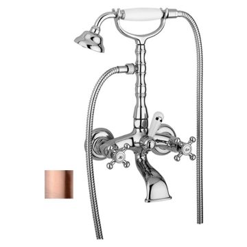 Bateria wannowa ścienna Paffoni Belinda miedziana FBLV023RM