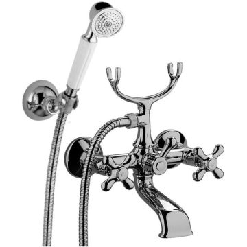 Bateria wannowa ścienna Paffoni Iris chrom IRV022CR