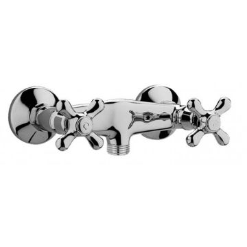 Bateria natryskowa ścienna korpus Paffoni Iris chrom IRV168CR
