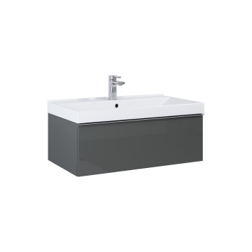 Szafka podumywalkowa Elita Look 80 1S 80x28.1x44.9 cm antracyt RE010803026610