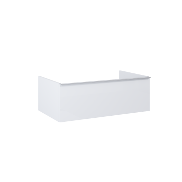Komoda Elita Look 80 1S 80x28.1x44.9 cm biała mat RE080803025290