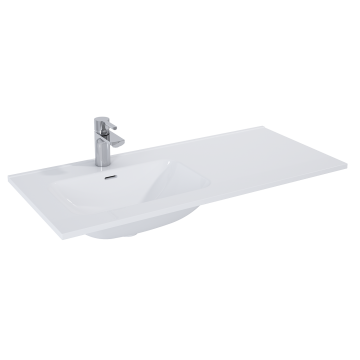 Umywalka meblowa Elita Skappa 100 101x1.8x46.6 cm z otw. biała RE041004068060