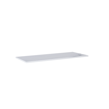 Blat pełny Elita Look 121x2x46 cm biały marmur RE051200045290