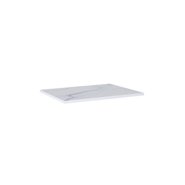 Blat pełny Elita Lofty 71.9x2x49.4 cm biały marmur RE050700045290