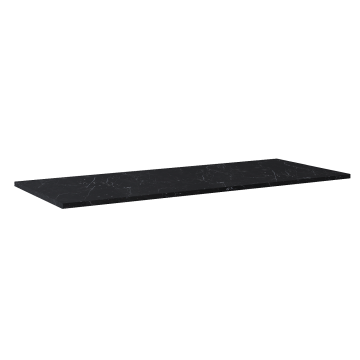 Blat pełny Elita Lofty 143.4x2x49.4 cm czarny marmur RE051400057160