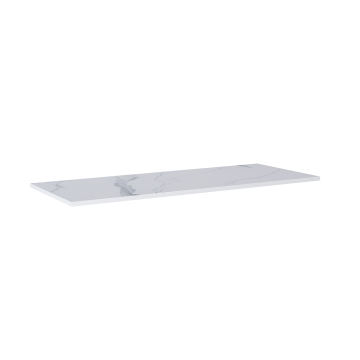 Blat pełny Elita Lofty 143.4x2x49.4 cm biały marmur RE051400045290