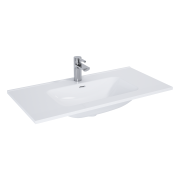 Umywalka meblowa Elita Skappa 90 90.8x1.8x46 cm z otw. biała RE040903068060