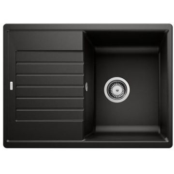 Zlewozmywak Blanco Zia 45 S compact Silgranit PuraDur korek auto. odwracalny czarny 526008