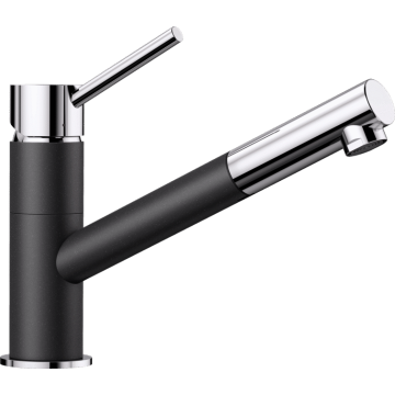 Bateria zlewozmywakowa Blanco Kano-S Silgranit-Look antracyt/chrom 525038