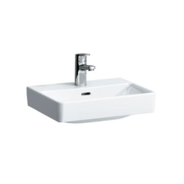 Umywalka ścienna Laufen Pro S 450x340 mm szlifowana z otw. biała H8169610001041