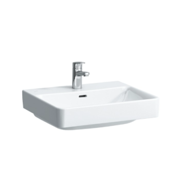 Umywalka ścienna Laufen Pro S 550x465 mm szlifowana z otw. biała H8169620001041