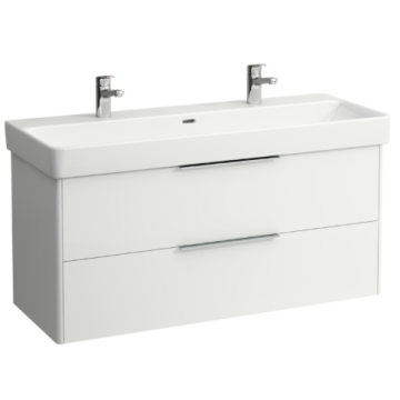 Umywalka ścienna Laufen Pro S 1200x465 mm z 2 otw. biała H8149650001071