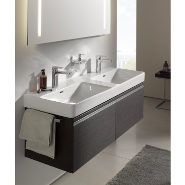 Umywalka ścienna Laufen Pro S 1300x465 mm z 2 otw. biała H8149680001041