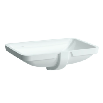 Umywalka podblatowa Laufen Pro S 525x400 mm nieszlifowana bez otw. biała H8119600001091