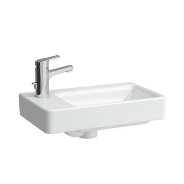 Umywalka ścienna Laufen Pro S 480x280 mm z powłoką lcc z otw. biała H8159554001041