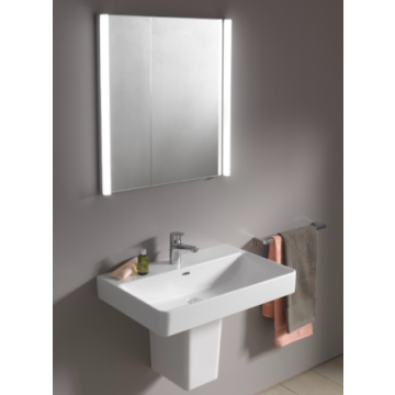 Umywalka ścienna Laufen Pro S 600x380 mm z powłoką lcc bez otw. biała H8189594001091