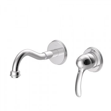 Tres Monoclasic bateria umywalkowa podtynkowa chrom 24220001