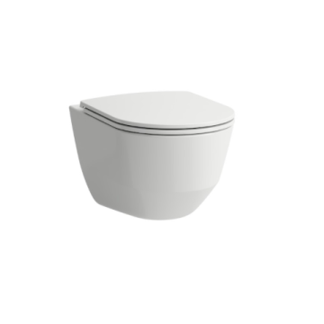 Miska WC podwieszana rimless Laufen Pro a 490x360 mm z powłoką lcc biała H8209654000001