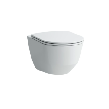 Zestaw miska WC podwieszana z deską slim Laufen Pro a 530x360 mm biała H8669560000001