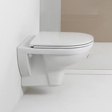 Zestaw miska WC podwieszana z deską slim wolnoopadającą Laufen Pro B 530x360 mm biała H8669510000001
