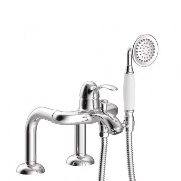 Tres Monoclasic bateria wannowo-prysznicowa 2-otworowa chrom 24219401