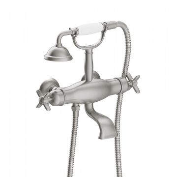 Tres Monoclasic bateria wannowo-prysznicowa termostatyczna stal 24217609AC