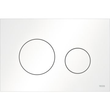 Przycisk spłukujący do WC Tece Loop biały mat 9240926