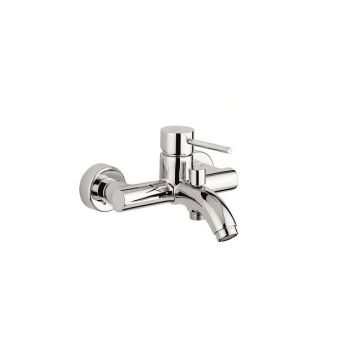 Bateria wannowa ścienna korpus Emmevi Piper chrom 45001CR