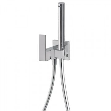 Bateria podtynkowa do bidetu lub WC Tres Cuadro-Tres chrom 00612301