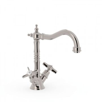 Bateria umywalkowa Tres Clasic stal 24210902AC
