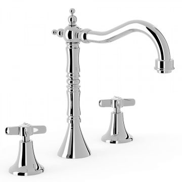 Bateria umywalkowa Tres Clasic chrom 24210501