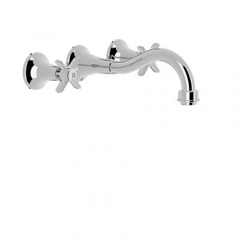 Bateria kuchenna podtynkowa Tres Clasic chrom 24215101