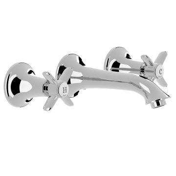 Bateria kuchenna podtynkowa Tres Clasic chrom 24215102