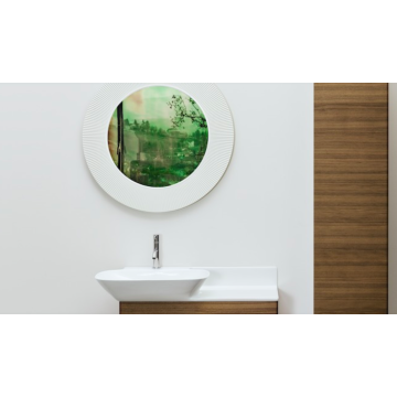 Lustro LED Kartell by Laufen 780x40x780 mm transparentne H3863330840001