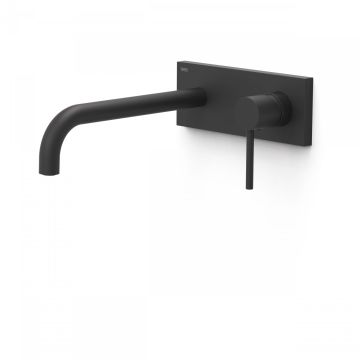 Bateria podtynkowa umywalkowa Tres  Study Exclusive wylewka 240mm czarny mat. 26230032NM