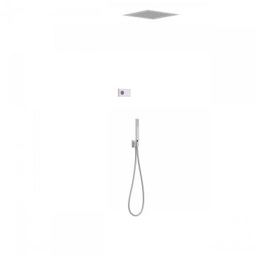 Elektroniczny zestaw prysznicowy Tres Shower Technology biały/chrom 09286552