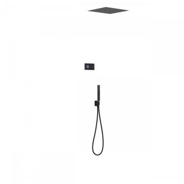 Elektroniczny zestaw prysznicowy Tres Shower Technology czarny/czarny mat 09288552NM