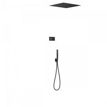 Elektroniczny zestaw prysznicowy Tres Shower Technology czarny/czarny mat 09288561NM