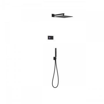 Elektroniczny zestaw prysznicowy Tres Shower Technology czarny/czarny mat 09288563NM