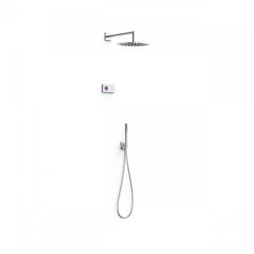Elektroniczny podtynkowy zestaw prysznicowy Tres Shower Technology chrom/biały 09286558