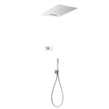 Elektroniczny podtynkowy zestaw prysznicowy Tres Shower Technology chrom/biały 09286304