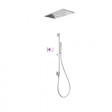 Elektroniczny podtynkowy zestaw prysznicowy Tres Shower Technology chrom/biały 09286307