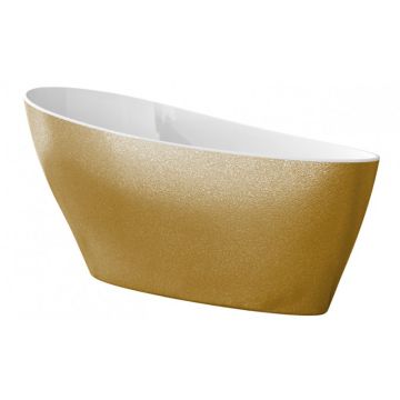 Wanna wolnostojąca Besco Keya Glam 165x70cm złota WMD-165-KZ